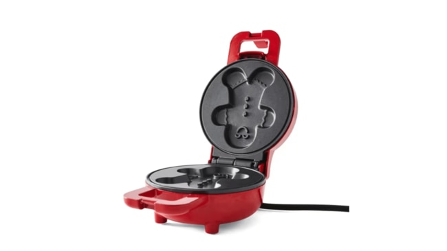 Kmart Mini Gingerbread Man Waffle Maker