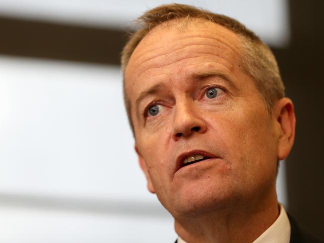 While Labor leader Bill Shorten trails Malcolm Turnbull in the preferred PM stakes, satisfaction with performance improved slightly. Picture: Chris Kidd