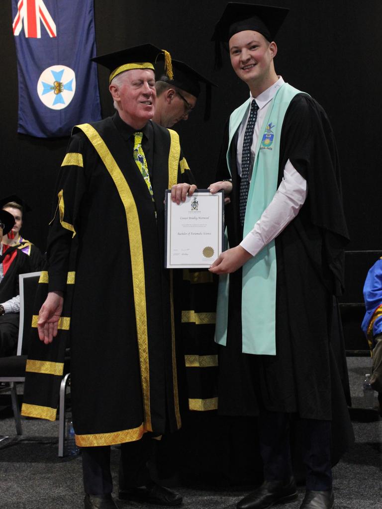 Connor Westwood graduated with a Bachelor of Paramedic Science at the CQUniversity graduation ceremony in Bundaberg on December 14, 2023.