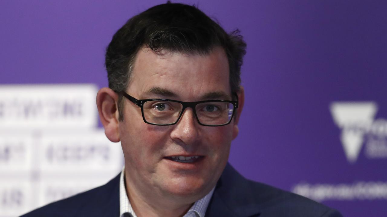 Victorian Premier Daniel Andrews congratulated Victorians in following the rules which has pushed the state a week ahead of schedule. Picture: Darrian Traynor/Getty Images