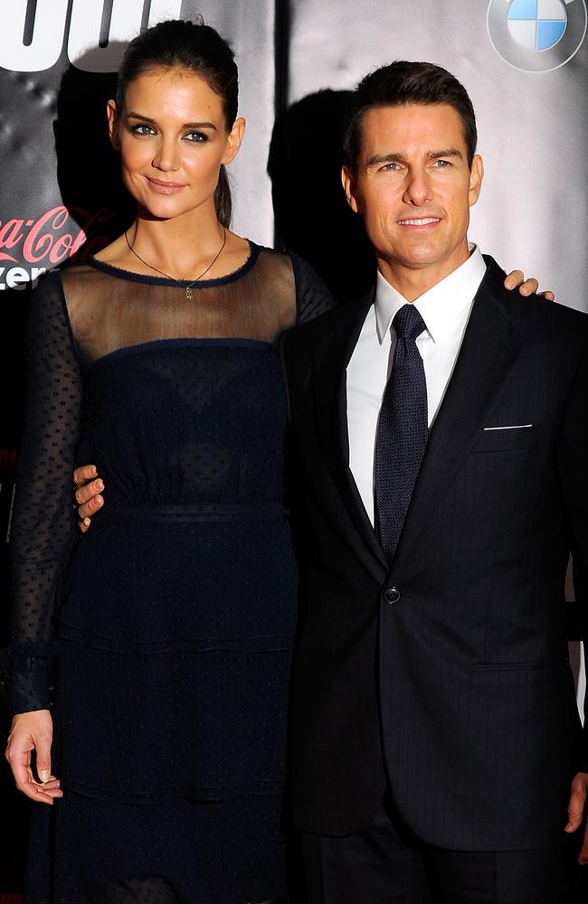 While Nicole Kidman stood a good 10cm above ex-husband Tom Cruise, his most recent ex-wife, Katie Holmes, is also taller than he is. Holmes stands at 175cm while Cruise is 170cm. Picture: Getty