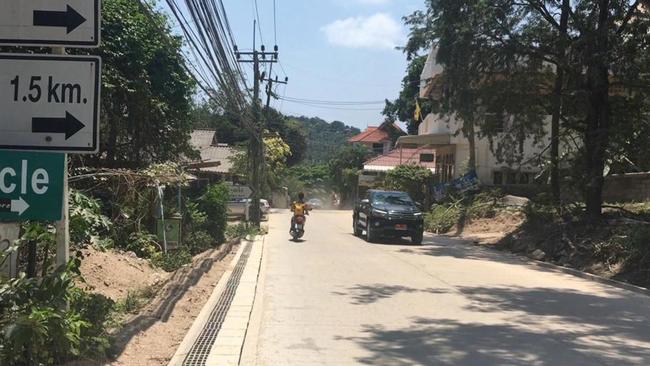 The streets of Koh Tao. Picture: Viral Press