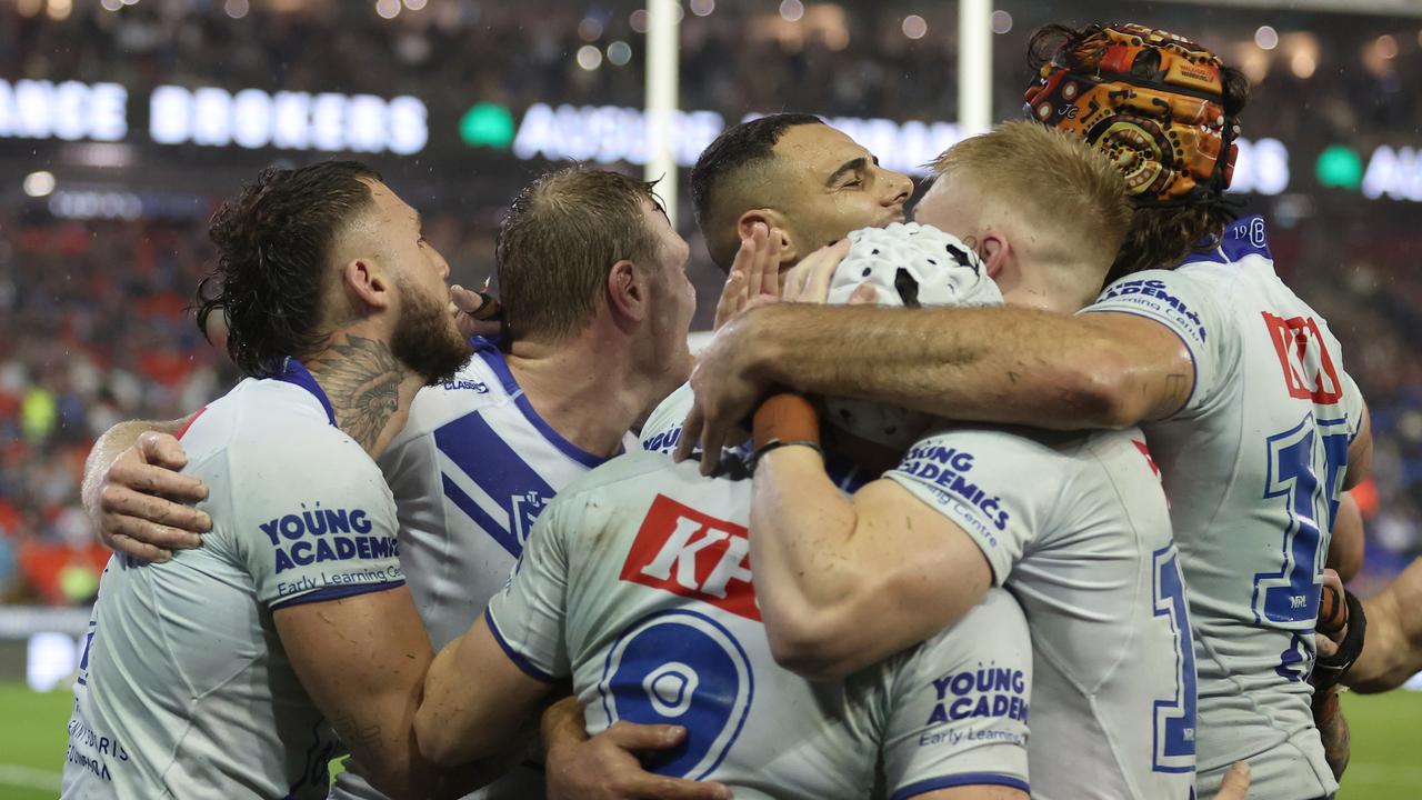 Huge result for the Bulldogs. Photo by Scott Gardiner/Getty Images