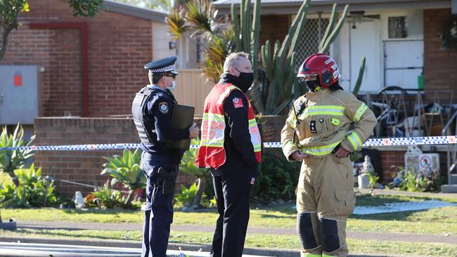 Emergency services discovered Graham Cameron’s body after being called to the Fullerton St unit about 5am. Picture by Peter Lorimer