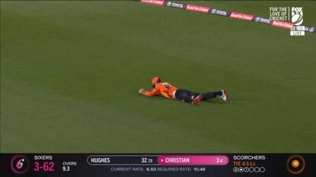 Wicket: Sydney Sixers, Dan Christian - 28 Jan 22