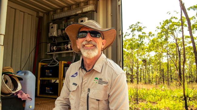 CDU's Matthew Northwood has been climbing up towers in remote regions to gather data for nearly 15 years. Picture: Supplied