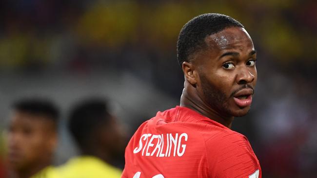 England forward Raheem Sterling is a $7.50 chance to be the first goalscorer in PointsBet’s market for tonight’s match. Photo: AFP