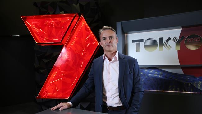 Kurt Burnette, Seven's chief revenue officer and director of Olympics. Picture: Britta Campion