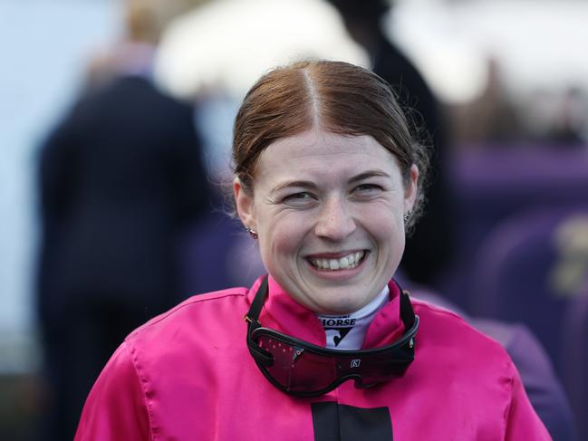 SYDNEY, AUSTRALIA - JULY 06: Molly Bourke riding One Destiny wins Race 6 Thank You ATC Members  during Sydney Racing at Royal Randwick Racecourse on July 06, 2024 in Sydney, Australia. (Photo by Jeremy Ng/Getty Images)