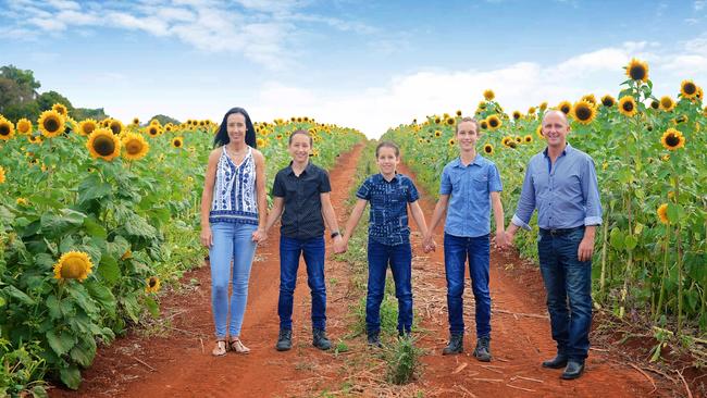 Robertson Flower Farm was started by husband and wife duo Trish and Adam.