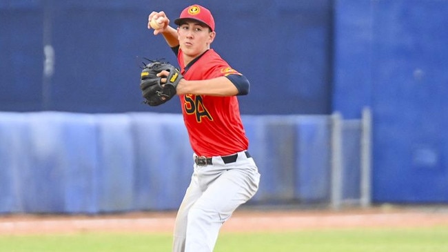 SA baseball young gun Zac Altamura. Picture: Baseball Australia