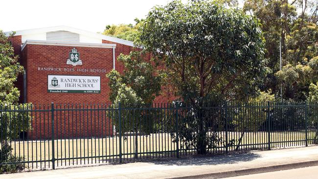 Randwick Boys High School at Randwick in Sydney.