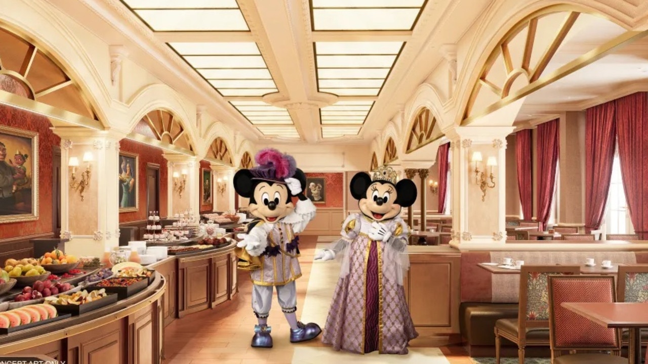 First look at brand new Disneyland Hotel after two-year ‘royal renovation’- with princess suites and meals with Mickey. Picture: Disneyland
