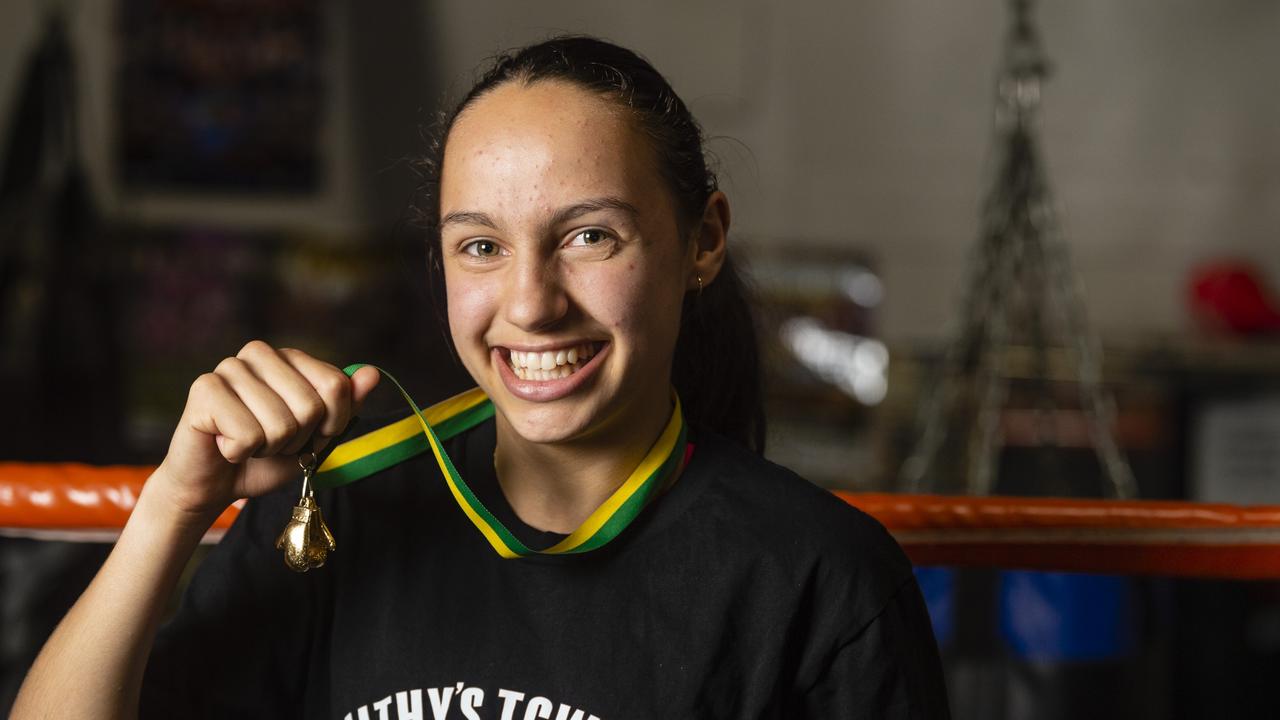 Lekaysha Woodbridge is one of Australia’s most promising female boxers. Picture: Kevin Farmer