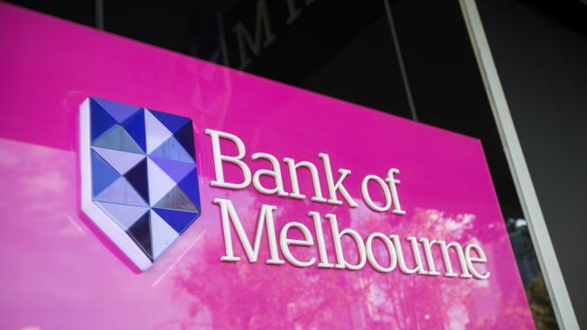 The Bank of Melbourne has closed several branches in Melbourne’s east. Picture: NCA NewsWire / Paul Jeffers