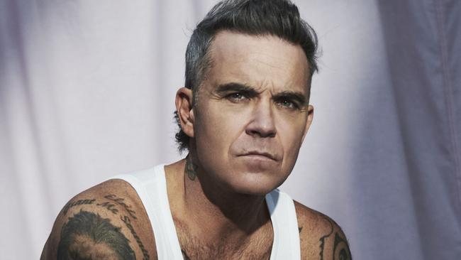 EMBARGO 6am DEC 21. English pop star Robbie Williams. Picture: Supplied.