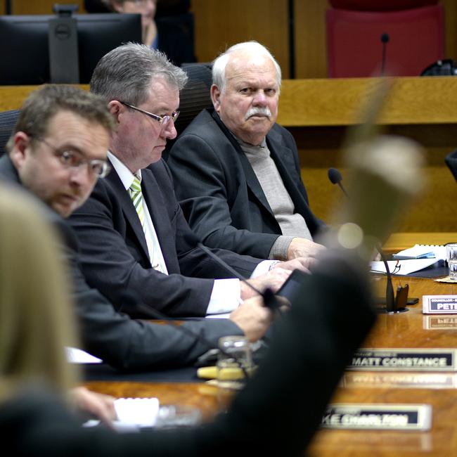 Councillor James Houghton at a budget meeting. Picture: Bradley Cooper.