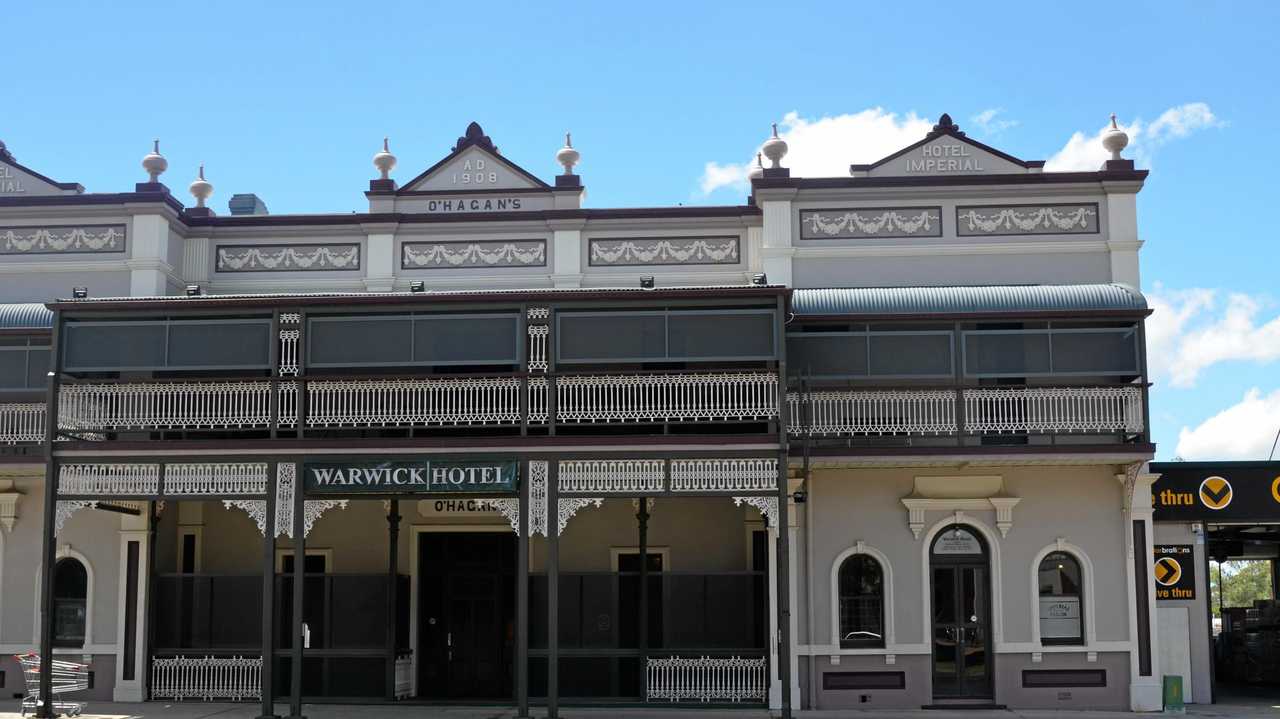 Built in 1908, Warwick Hotel on Palmerin St is one of the Rose City's oldest dining establishments. Picture: Sophie Lester