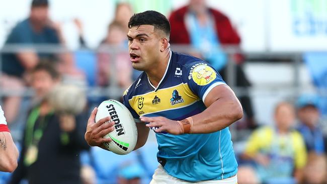 David Fifita has pledged his allegiance to Tonga for the World Cup. Picture: Chris Hyde/Getty Images