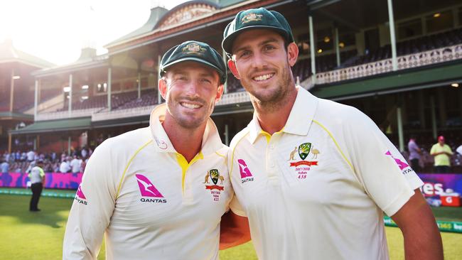 Brothers Shaun and Mitch Marsh both scored centuries on day four.