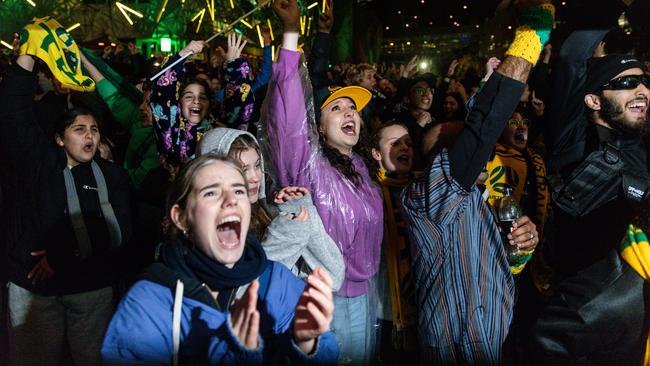 It is difficult to count the true reach of the Matildas, with hundreds of thousands tuning in across the countries live sights and pubs. Picture: Diego Fedele/Getty Images