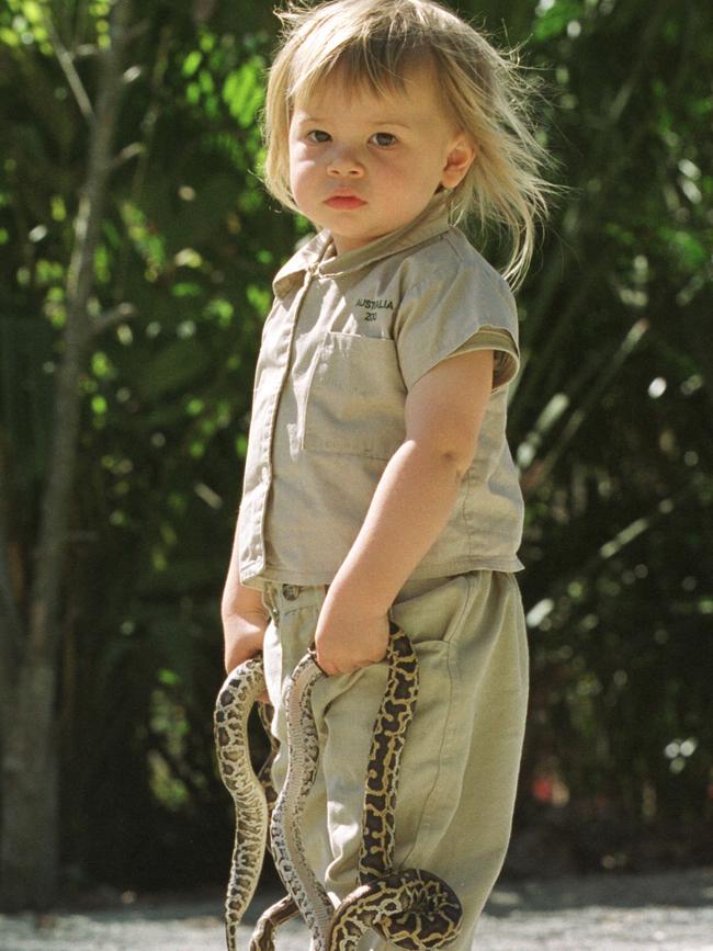 She grew up around animals … and reptiles. Picture: News Corp Australia