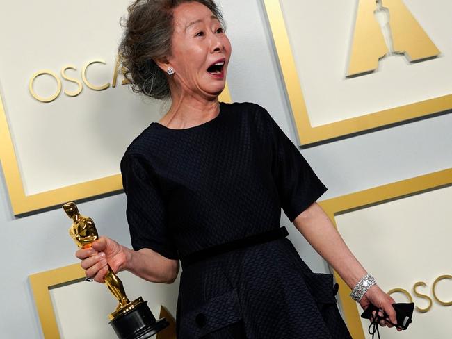 Oscar winner Yuh-Jung Youn was a hit with the audience. Picture: AFP