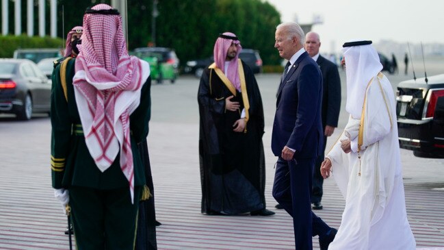 Us President Biden Bumps Fists With Saudi Crown Prince State Tv Au — Australia’s