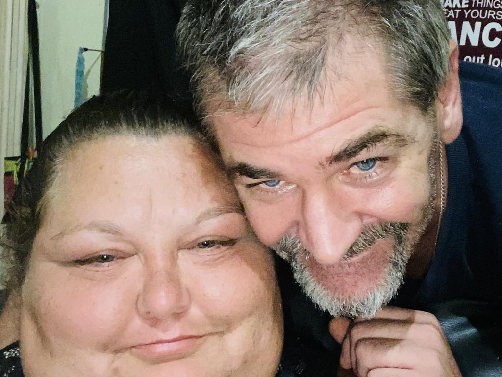 Jamie Barlow with his friend Christina.