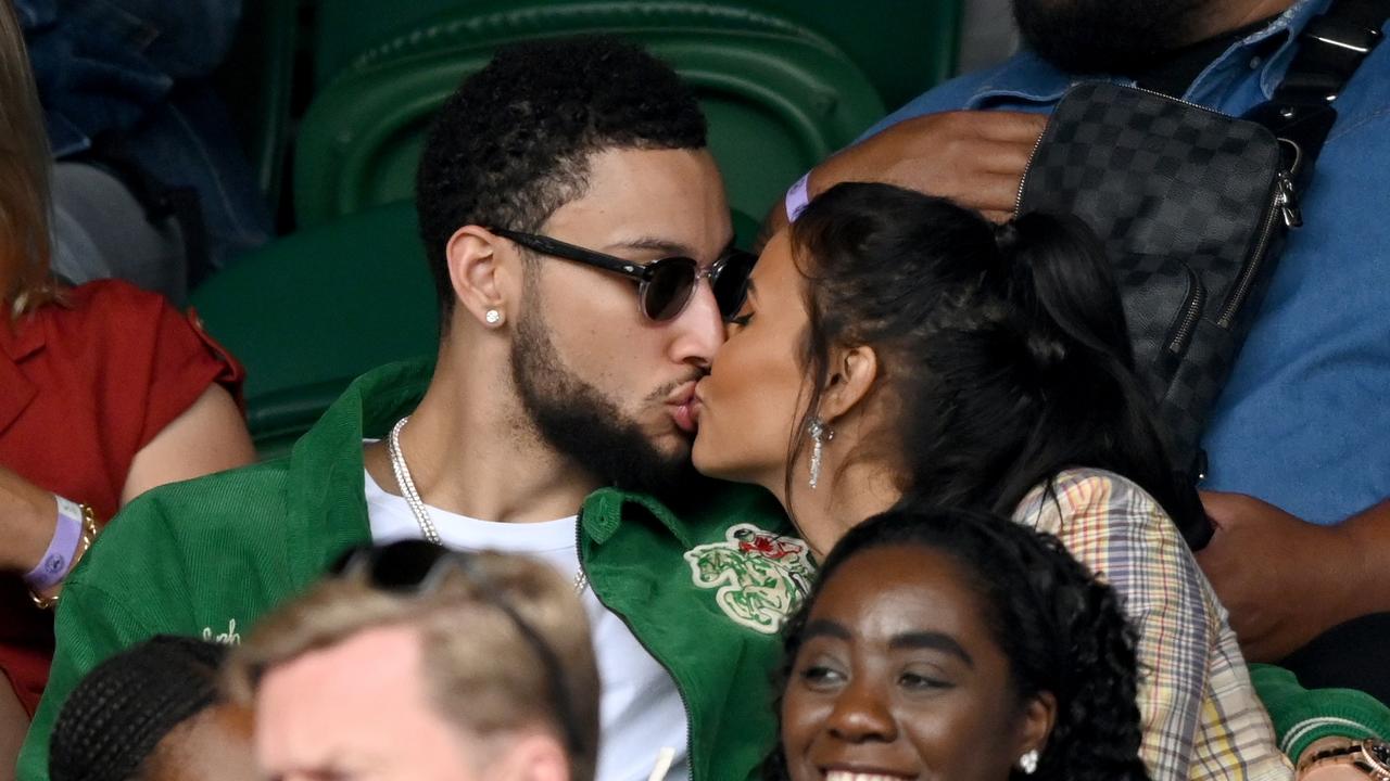 Ben Simmons and Maya Jama pictured at Wimbledon.