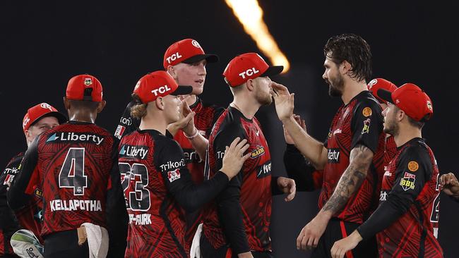 Despite the two roof hit sixes, the Renegades came away with the Melbourne Derby win. Picture: Jonathan DiMaggio/Getty Images