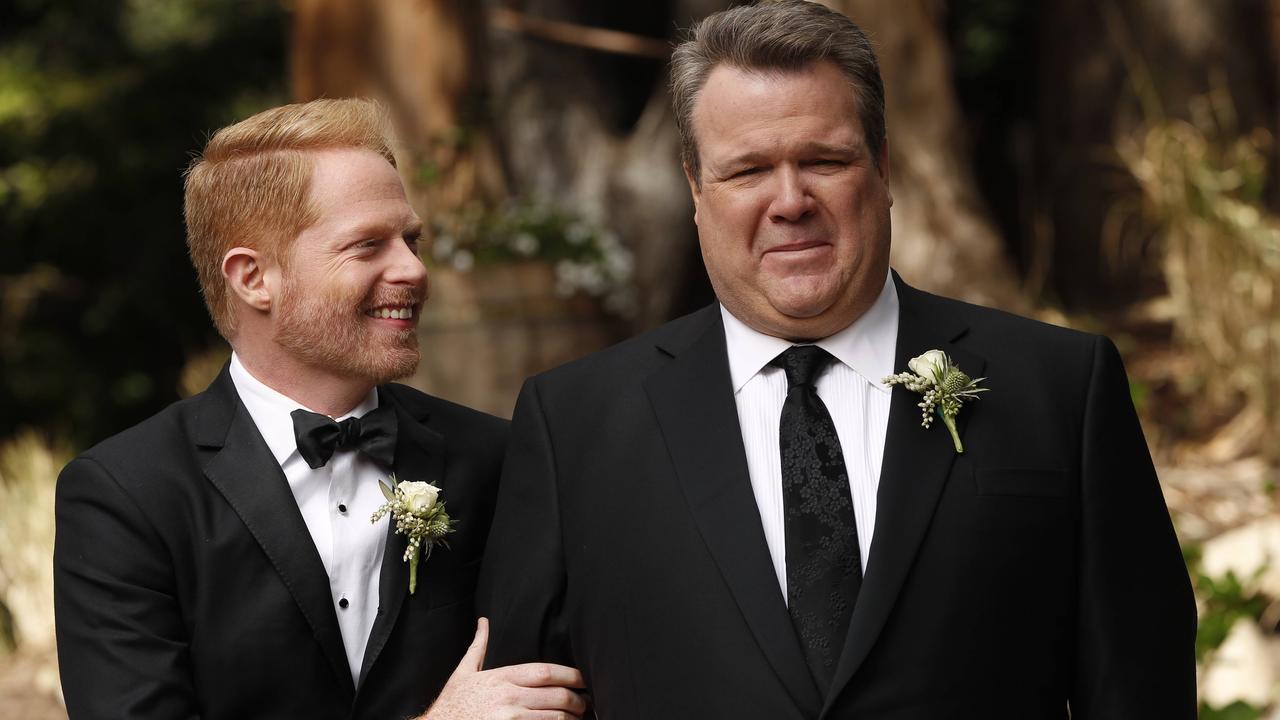 Stonestreet (right) became a much-loved TV star thanks to his role in Modern Family. Picture: Network Ten.