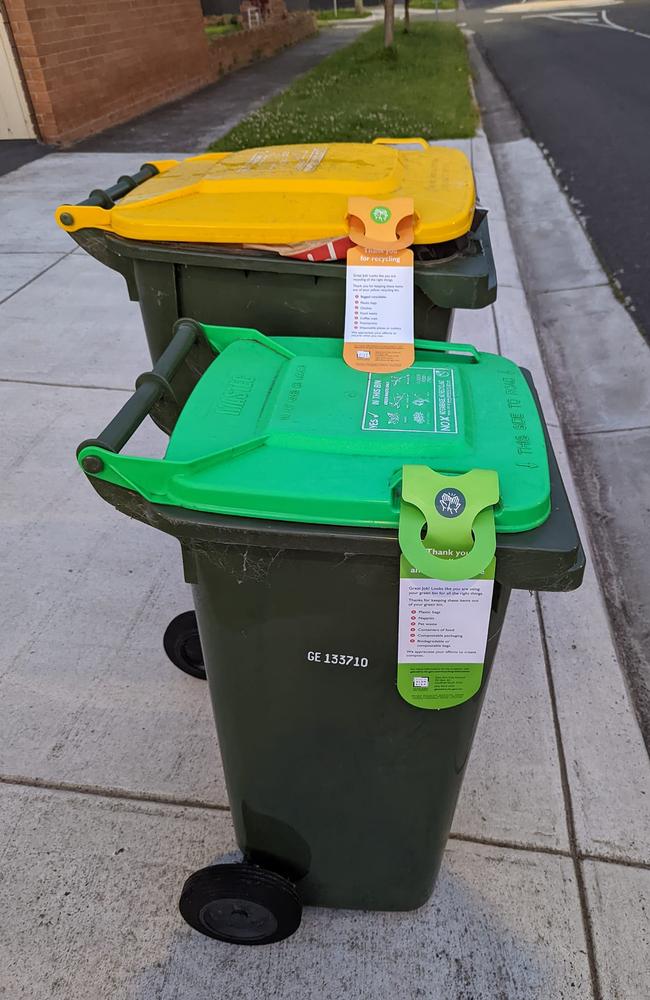 Residents of a Melbourne community are fuming over a council bin manoeuvre. Picture: Facebook