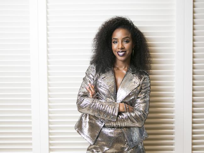 The Voice coach Kelly Rowland pictured ahead of Nine All Stars Event. Picture: Dylan Robinson