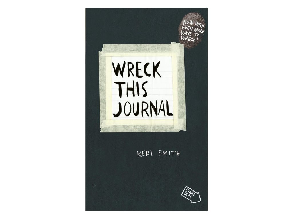 Wreck This Journal from Amazon Australia.