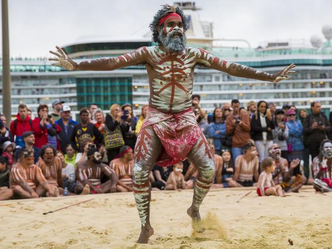 In 2015, Dancerites was premiered at the Homeground Festival as a new national Indigenous dance competition. Picture: Joseph Mayers