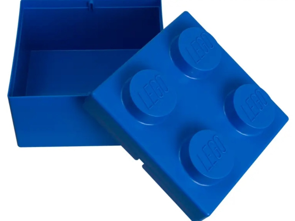 LEGO 2x2 Blue Storage Brick. Picture: LEGO.