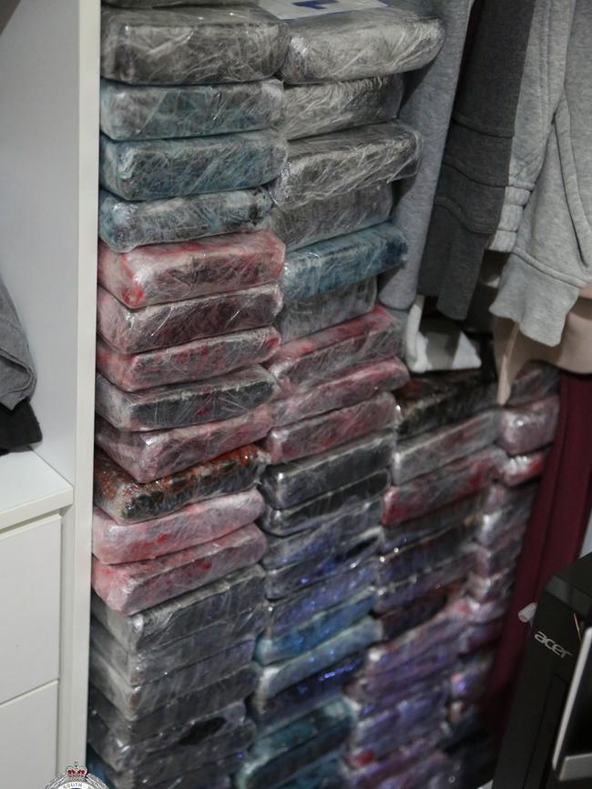 More than 200kg of cocaine was found. Picture: NSW Police