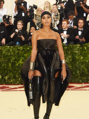 Solange Knowles at the 2018 Met Gala in New York City. Picture: Getty