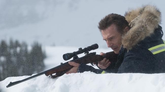 Liam Neeson in a scene from the movie Cold Pursuit. StudioCanal films. 