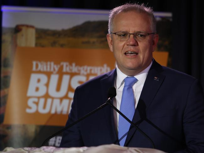 Prime Minister Scott Morrison told the Bush Summit he was “disappointed” China had banned beef from another Australian abbatoir. Picture Rohan Kelly