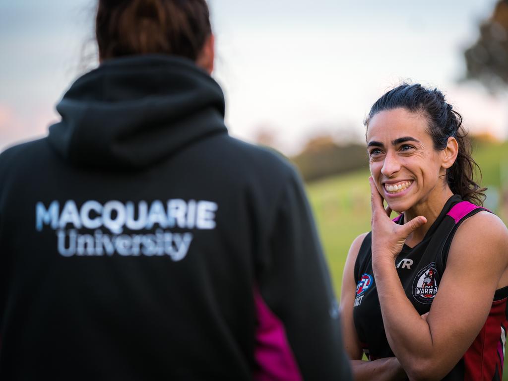 Former GWS Giants captain Amanda Farrugia. Picture: Joanne Stephan