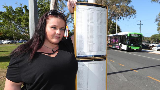 Her daughter called two minutes before the bus was due to depart saying it had already left. Picture Glenn Hampson