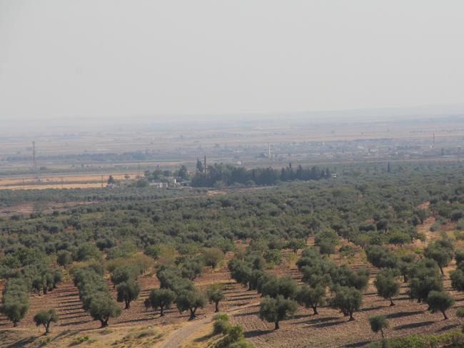 Syrian border area where Neil Prakash was arrested on October 24, 2016.  Picture: Supplied