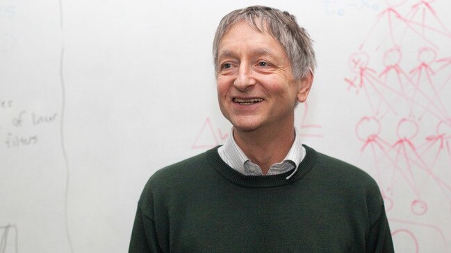 Artificial intelligence pioneer Geoffrey Hinton.