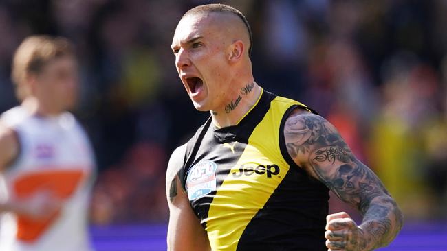 Dustin Martin is one of the big stars organisers hope will be involved in the bushfire relief match.