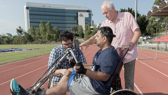 Dr Dinesh Palipana and Professor David Lloyd, right. Photographer: Michael Cranfield.