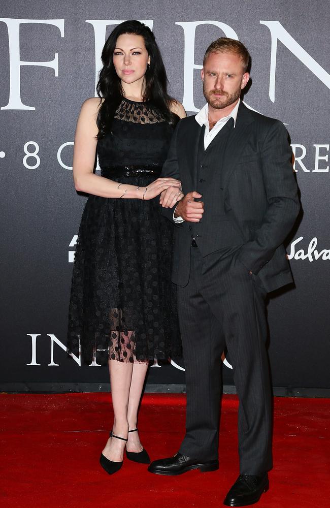 The loved up couple at the premiere of Inferno.