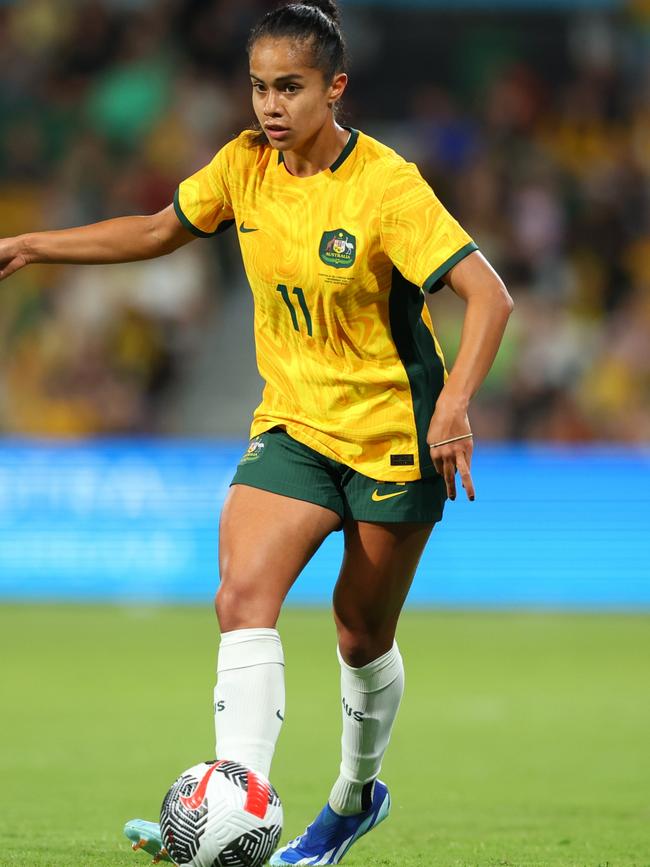 Mary doing what she does best. Picture: James Worsfold/Getty Images