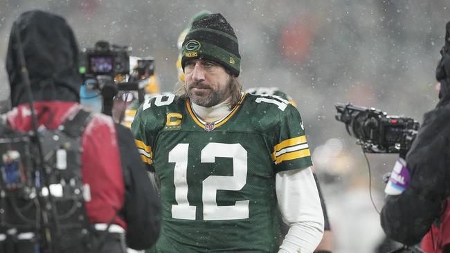 Aaron Rodgers was a young man when the trade drama began. Photo by Patrick McDermott/Getty Images.